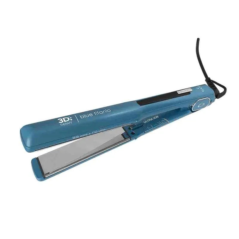 Prancha de Cabelo Starlight W&L Blue Titanium 3D Bivolt