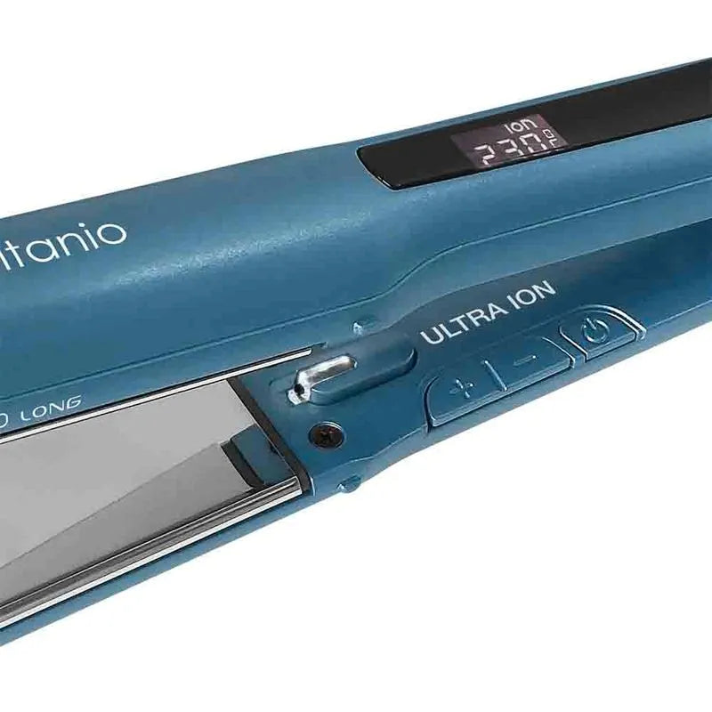 Prancha de Cabelo Starlight W&L Blue Titanium 3D Bivolt