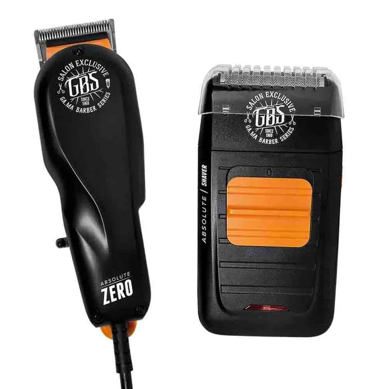 Kit GBS Máquina de Corte Zero e Barbeador Shaver Bivolt