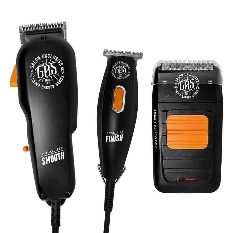 Kit GBS Barbeador Shaver e Máquina Smooth E Finish Bivolt