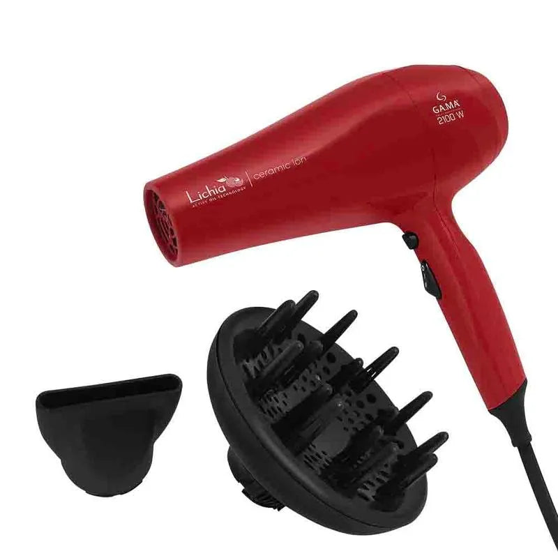 Secador de Cabelo Lichia Ceramic Íon 2100W Bivolt