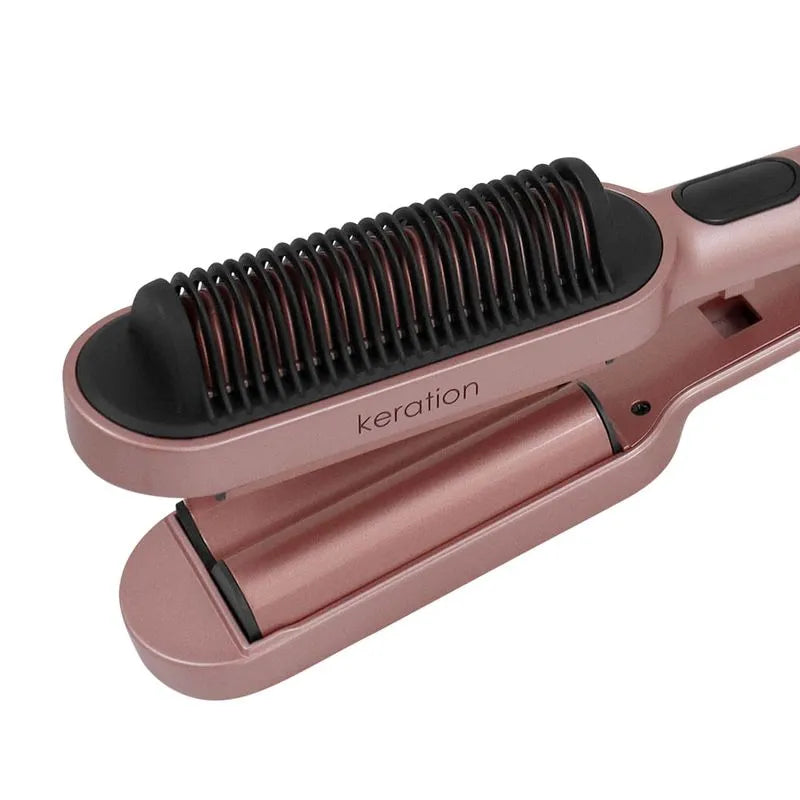 Prancha Modeladora Waver & Brush Keration Bivolt