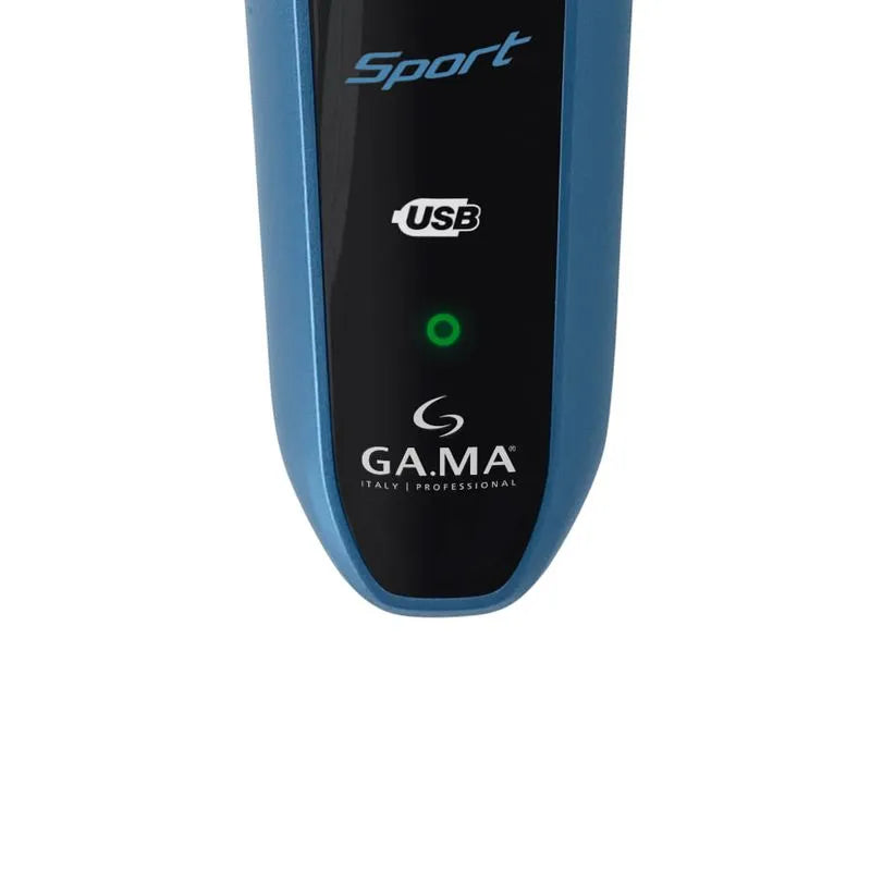 Barbeador GA.MA 3 Lâminas GSH987 Sport W&D USB Bivolt