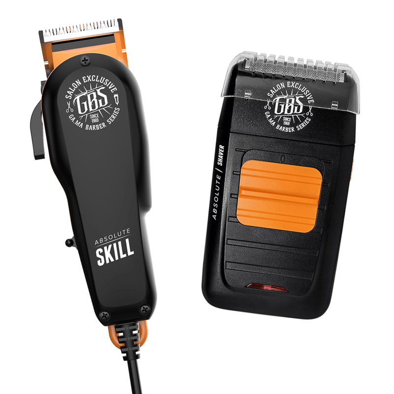 GA.MA ITALY Kit GBS Máquina de corte Skill e Barbeador Shaver Bivolt