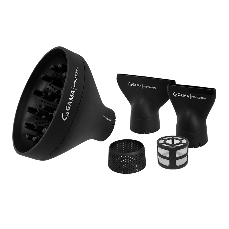 Kit Secador iQ Lite Black e Escova Modeladora Turbo Ion Bivolt