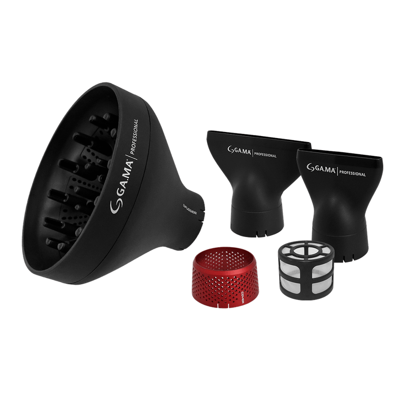 Kit Secador iQ Lite Red e Escova Modeladora New Turbo Bivolt